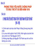 thuyết trình lịch sử -  phong trào yêu nước chống pháp từ đầu thế kỉ xx đến năm 1918 (11)