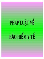 Slide luật bảo hiểm y tế