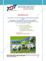 các chứng từ chủ yếu trong kinh doanh xuất nhập khẩu hệ thống cảng biển xuất nhập khẩu tp hcm qui trình giao nhận hàng hóa xuất nhập khẩu tại cảng vụ hàng hải tp hcm