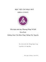không gian văn hóa cồng chiêng tây nguyên