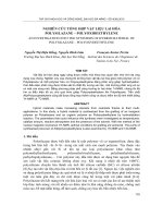 119 NGHIÊN CỨU TỔNG HỢP VẬT LIỆU LAI HÓA POLYSILAZANE – POLYOXIDEETHYLENE