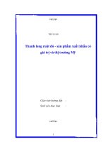 thanh long ruột đỏ - sản phẩm xuất khẩu có giá trị và thị trường mỹ