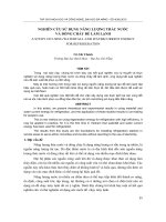 NGHIÊN CỨU SỬ DỤNG NĂNG LƯỢNG THÁC NƯỚC VÀ DÒNG CHẢY ĐỂ LÀM LẠNH