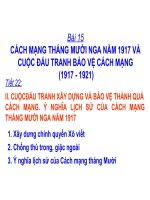 thuyết trình lịch sử - cách mạng tháng mười nga năm 1917 và cuộc đấu tranh bảo vệ cách mạng (1917 - 1921) (5)