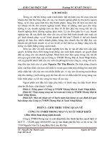 thực trạng công tac kế toán tại công ty tnhh thương mại & xuất nhập khẩu