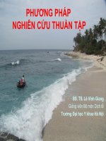 Slide phương pháp nghiên cứu thuần tập