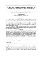 XÂY DỰNG PHẦN MỀM XÁC ĐỊNH ĐỘ CỨNG ĐỂ TÍNH TOÁN SÀN PHẲNG BÊ TÔNG ỨNG LỰC TRƯỚC THEO TCXDVN 356:2005