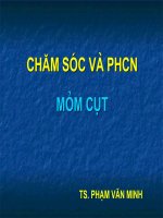 Phục hồi chức năng và chăm sóc mỏm cụt