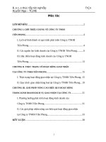 tìm hiểu hoạt động giao nhận hàng hoá tại công ty tnhh tiền phong