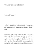 văn minh việt nam thế kỷ x-xv (gs trần quốc vượng