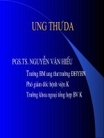 Slide bài giảng ung thư da