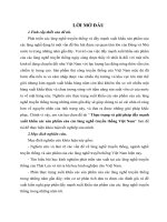 thực trạng và giải pháp đẩy mạnh xuất khẩu các sản phẩm của các làng nghề truyền thống việt nam