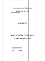 tóm tắt luạn án nghiên cứu chữ nôm khắc trên bia đá (từ thế kỷ xii đến đầu thế kỷ xx)
