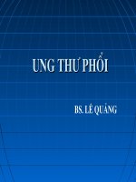 Bài giảng ung thư phổi