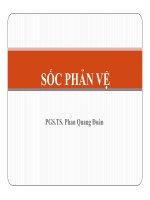 Bài giảng sốc phản vệ   TS phan quang đoàn