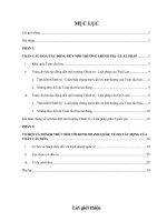 toàn cầu hóa và môi trường chính trị