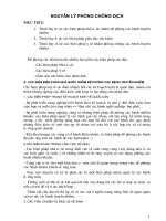 Nguyên lý phòng chống dịch