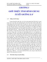 ĐỒ ÁN MÔN HỌC THIẾT KẾ ĐƯỜNG ĐH GTVT TP.HCM THIẾT KẾ TUYẾN ĐƯỜNG EF