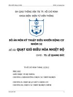 đồ án điều khiển động cơ đồ án quạt gió điều hòa nhiệt độ hãng abb