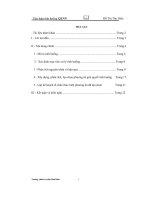 Xây dựng, phân tích, lựa chọn phương án giải quyết tình huống