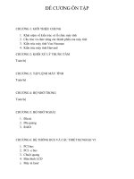 đề cương môn kiến trúc máy tính