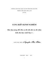 SKKN Một số kinh nghiệm dạy chuyển đổi đơn vị đo lường ở lớp 5