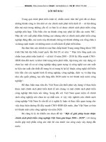 giải pháp cho chính sách phát triển công nghiệp giai đoạn 2001-2020