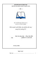 Đẩy mạnh xuất khẩu sản phẩm dệt may vào các thị trường chính của Việt Nam