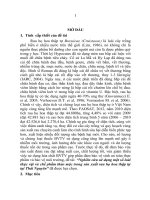 tóm tắt luận án nghiên cứu sử dụng một số loài thực vật và chế phẩm thảo mộc trong sản xuất rau họ hoa thập tự tại thái nguyên