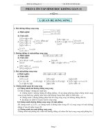 Ôn tập hình học không gian