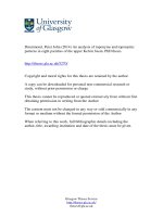 an analysis of toponyms and toponymic patterns in eight parishes of the upper kelvin basin