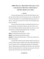 skkn phân tích lực trên hình vẽ để giải các bài tập liên quan đến máy cơ ròng rọc ở chương trình vật lý thcs