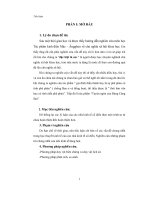 Tiểu luận học thuyết tư sản cổ điển