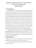 rèn luyện kĩ năng vẽ và nhận xét biểu đồ địa lí cho học sinh lớp 9