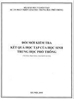 skkn đổi mới kiểm tra kết quả học tập của học sinh trung học phổ thông