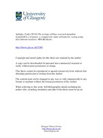 the ecology of blue-crowned manakins (lepidothrix coronata)  a comparison study of biometric sexing using discriminant analyses