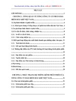 thực trạng hệ thống kênh phân phối của tổng công ty bảo hiểm dầu khí việt nam