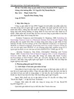 Tiểu luận môn học: Xử lý ngôn ngữ tự nhiên Tìm hiểu công cụ gán nhãn từ loại (Stanford POS Tagger)