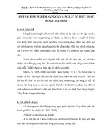 một vài kinh nghiệm nâng cao năng lực tổ chức hoạt động công đoàn