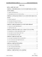 ĐỒ ÁN TỐT NGHIỆP KỸ SƯ CẦU ĐƯỜNG ĐH GTVT TP.HCM THIẾT KẾ TUYẾN ĐƯỜNG CD