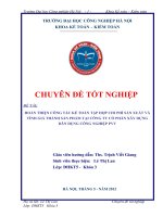 hoàn thiện công tác kế toán chi phí sản xuất và tính giá thành sản phẩm tại công ty cổ phần xây dựng dân dụng công nghiệp pvv