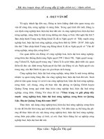 Thực trạng và giải pháp đẩy mạnh  công nghiệp hoá, hiện đại hoá nông nghiệp, nông thôn xã Quảng Lộc, Huyện Quảng Xương đến năm 2015