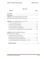 ĐỒ án môn học Tối ưu hóa  tuyến tính 9.5đ cuối học phần