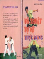Võ thuật tự vệ thực dụng Tập 2