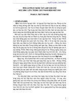 SKKN Rèn luyện kỹ năng tập làm văn cho học sinh lớp 6 trong dạy phân môn ngữ văn