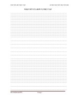 Báo cáo tốt nghiệp  Cấu trúc vốn và chi phí sử dụng vốn của doanh nghiệp