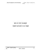 đồ án tốt nghiệp thiết kế kết cấu nhịp