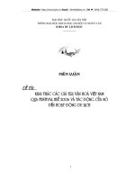 khai thác các giá trị văn hoá việt nam qua festival huế 2006 và tác động của nó đến hoạt động du lịch
