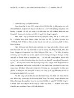 phân tích chiến lược kinh doanh của công ty cổ phần kinh đô