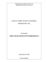 skkn hướng dẫn học sinh ôn thi tốt nghiệp môn địa lý